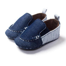 Mocassins Toddler Infantil Moda Denim Soft Sole Sapatos de Bebê